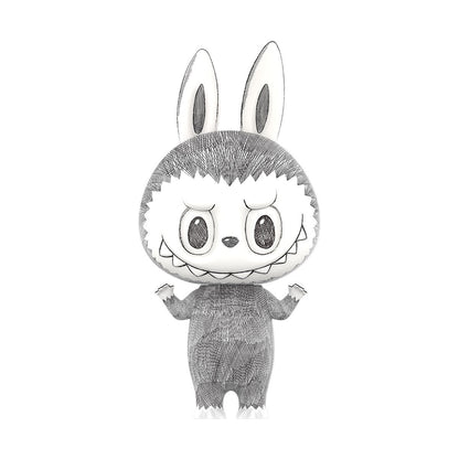 Labubu Stunning MEGA 400% Sketch Collectible Figure