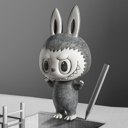 Labubu Stunning MEGA 400% Sketch Collectible Figure
